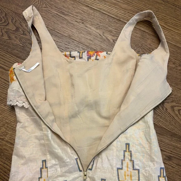 Free People The Big Bang Metallic Aztec Dress - Picture 9 of 11